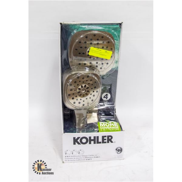 KOHLER ADJUSTE 3-IN-1 MULTIFUNCTION SHOWER KIT