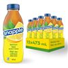 Image 1 : NEW CASE OF 12 SNAPPLE LEMON TEA - 473ML PER