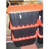 Image 1 : 3 X 102 LITRE TOUGH STORE HEAVY DUTY LIDDED NSF