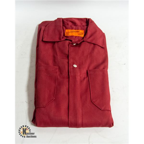 NEW CULIMITED SIZE 40 TALL RED COVERALLS