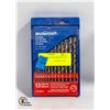 Image 1 : MASTERCRAFT 13 PC DRILL BIT SET