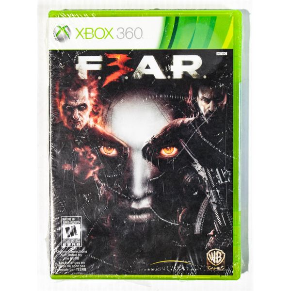 SEALED FEAR 3 (F3AR) FOR XBOX 360 FROM 2011