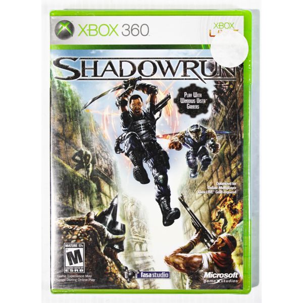 SEALED SHADOWRUN FOR XBOX 360