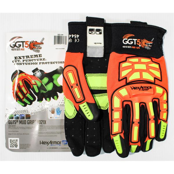 NEW HEXARMOR ELITE GGT5 ARCTIC GATOR GLOVES