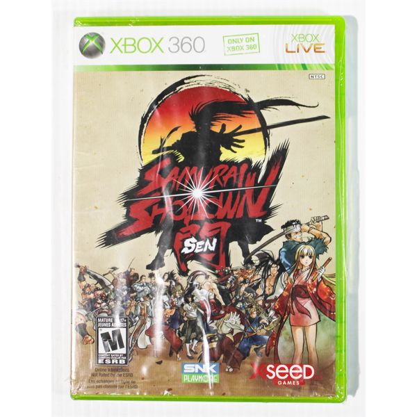 SEALED SAMURAI SHODOWN SEN FOR XBOX 360