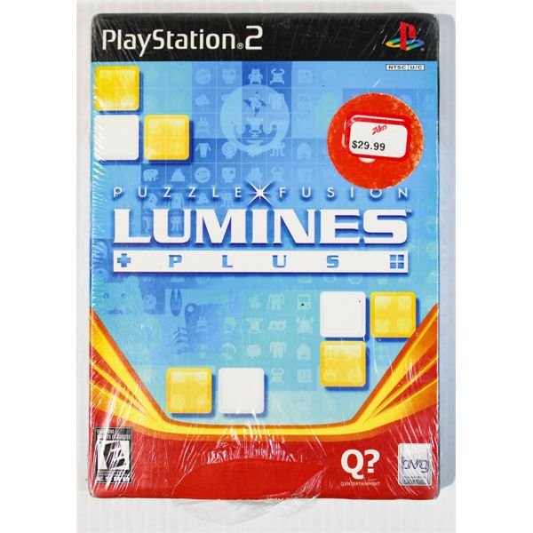 SEALED LUMINES PLUS FOR PLAYSTATION 2