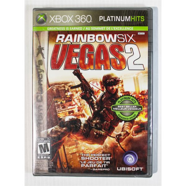 SEALED RAINBOW SIX VEGAS 2 FOR XBOX 360