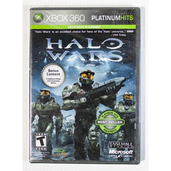 SEALED HALO WARS FOR XBOX 360