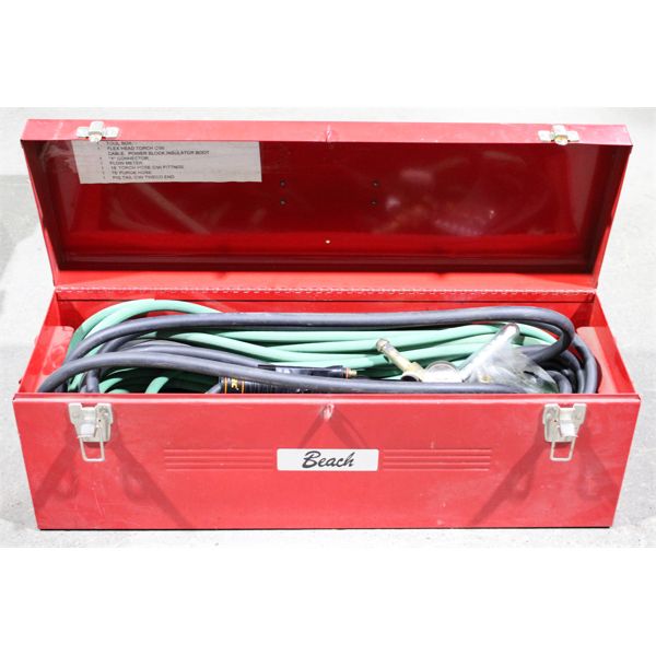 AIR COOLED TIG WELDING KIT TOOL BOX FLEX HEAD TORCH
