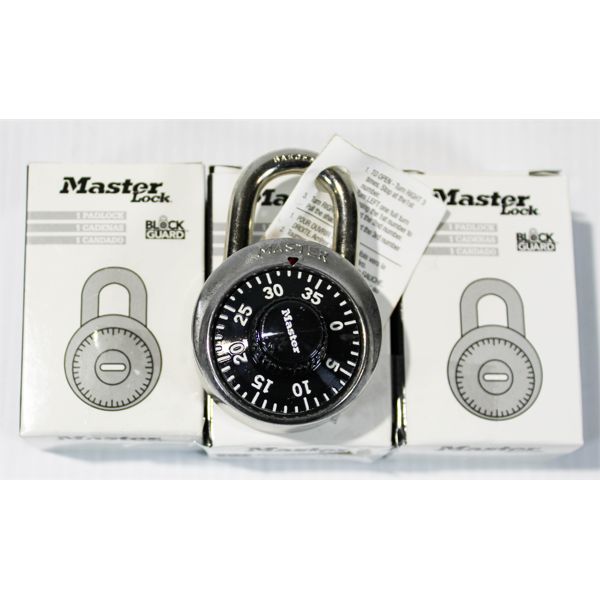 3PK MASTER COMBO LOCKS