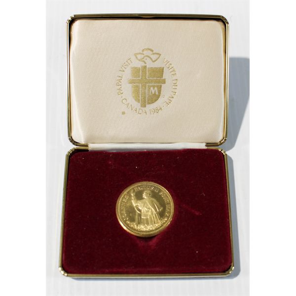 1984 PAPAL VISIT MEDALION