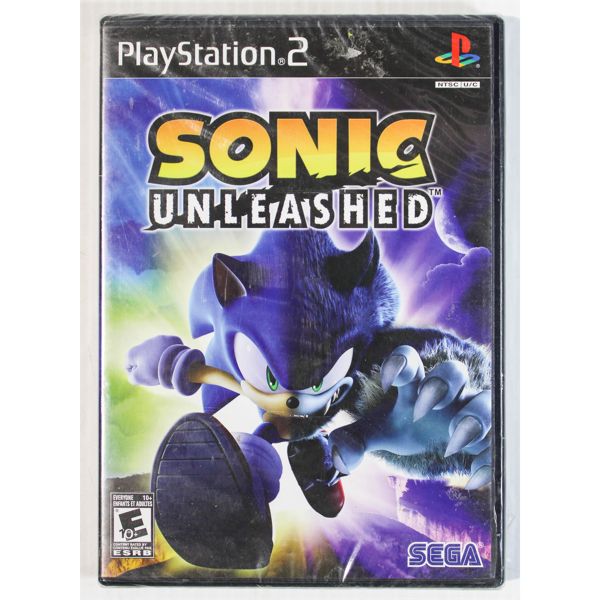 SEALED SONIC UNLEASHED PLAYSTATION 2 BY SEGA