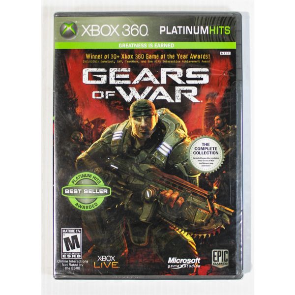 SEALED GEARS OF WAR FOR XBOX 360