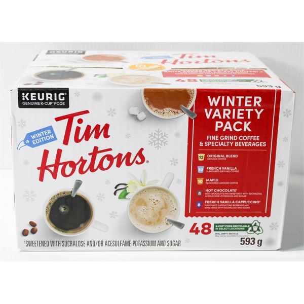 TIM HORTONS KEURIG WINTER VARIETY COFFEE PACK
