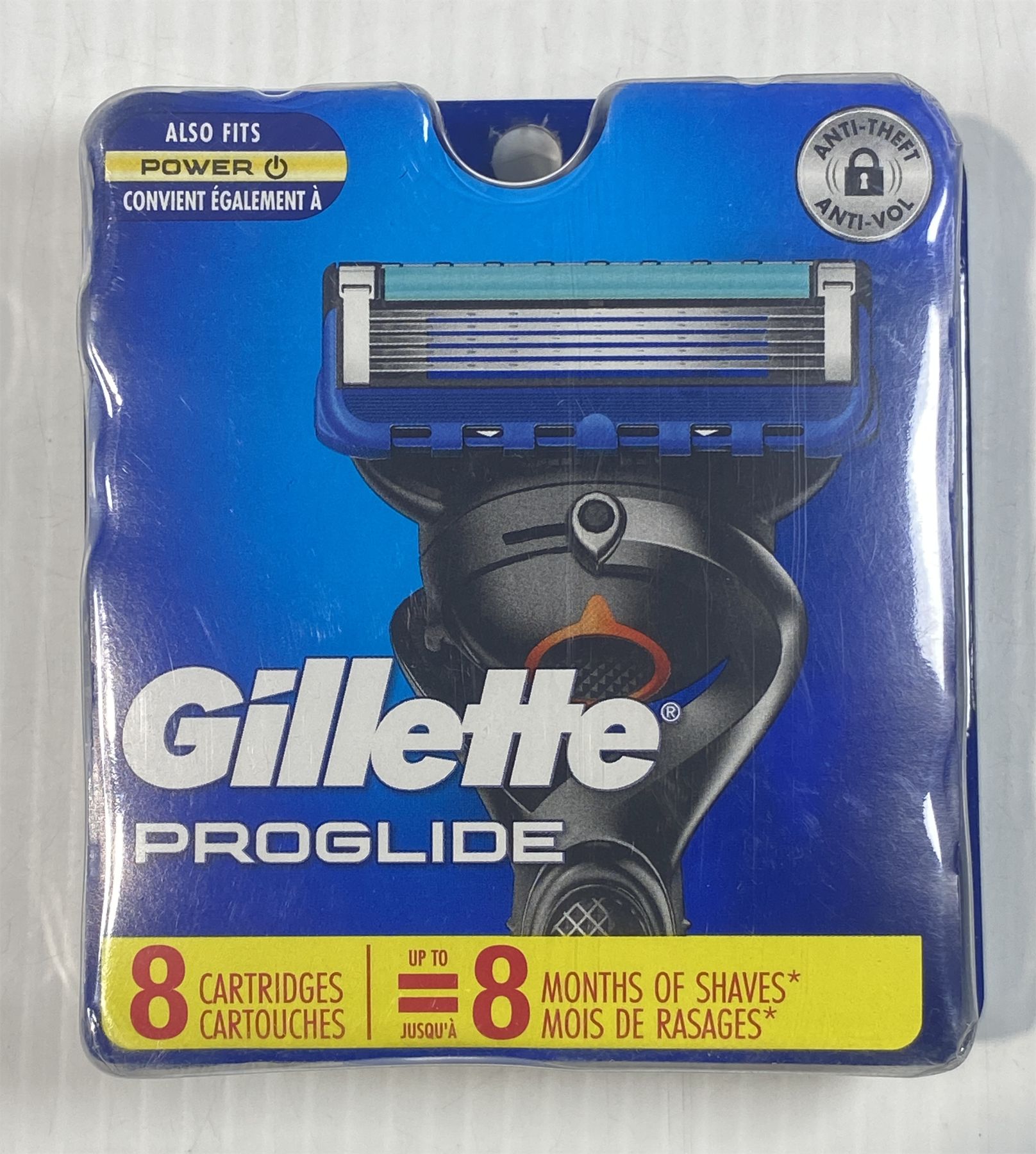 RAZOR BLADES GILLETE PROGLIDE - 8 CARTRIDGES