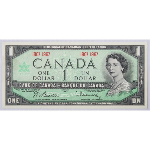 1967 CANADIAN CENTENNIAL ONE DOLLAR BANKNOTE