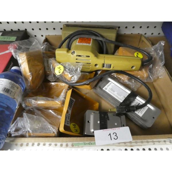 Black & Decker sander, fence post caps