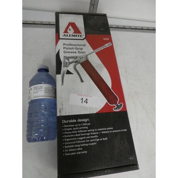 Alemite pistol-grip grease gun