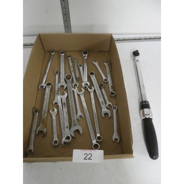 Combination wrenches, torque wrench