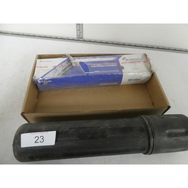 Welding rods, welding rod case