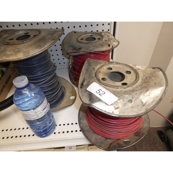 3 rolls of 12ga wire