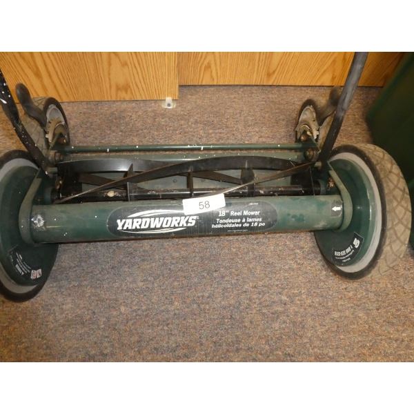 Yard works 18" reel mower