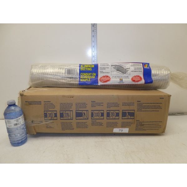 Aluminum ducting, insulated ducting