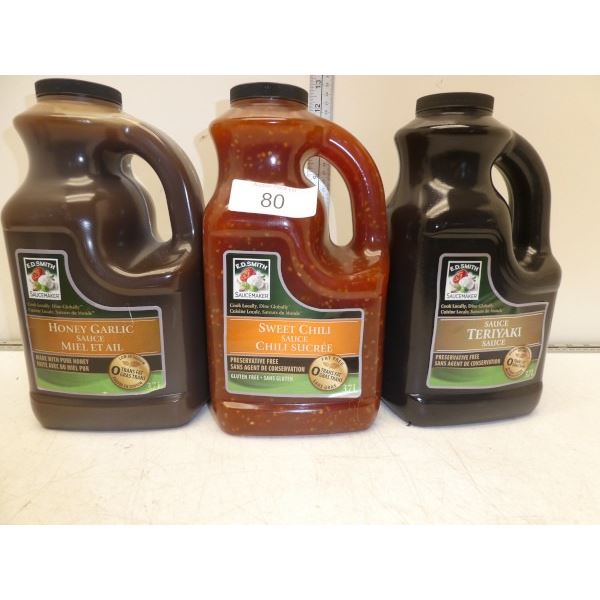 ED smith 3.7L sauces -  honey garlic, sweet