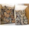 Image 2 : Assorted gas & water iron fittings