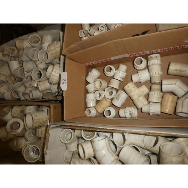 Assorted PVC fittings