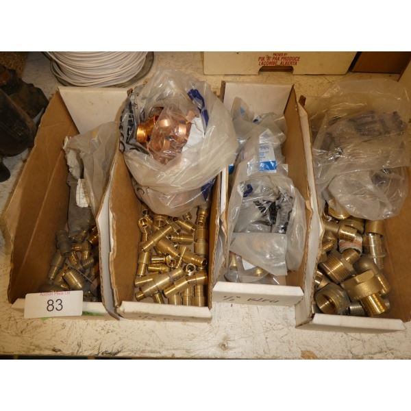 Assorted brass fittings