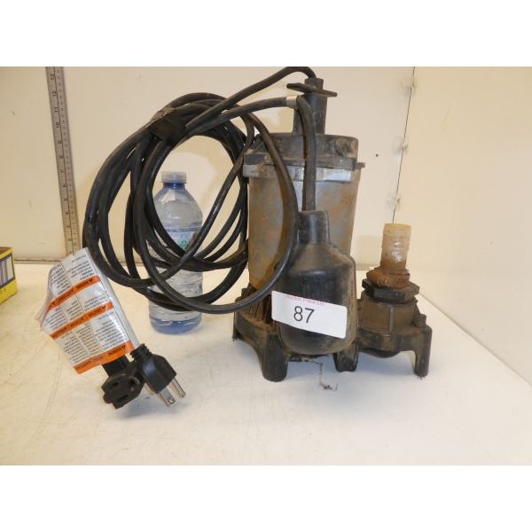 Simer sump pump