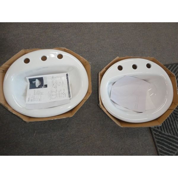 2 new Catalina sinks - soft white