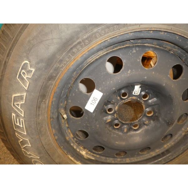 Goodyear P275/65R18 w/ steel rim