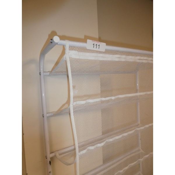 Mesh shelf organizer