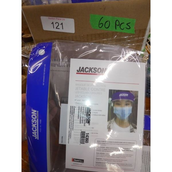 60 pcs jackson face shield