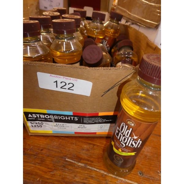 Box of old english lemon oil