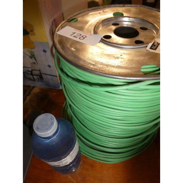 Roll of 10 ga green wire