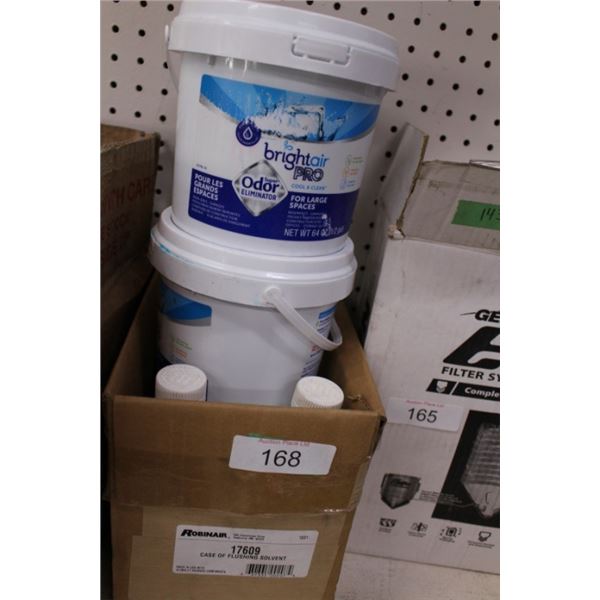 Bright air pro odor eliminator, Robinair clear-