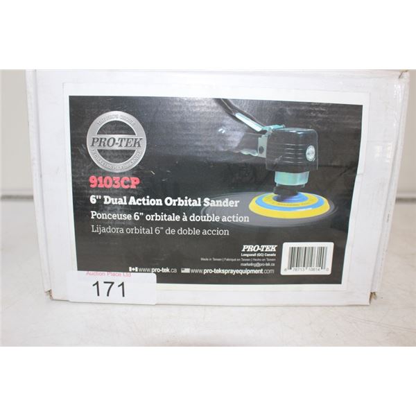 6" dual action orbital sander