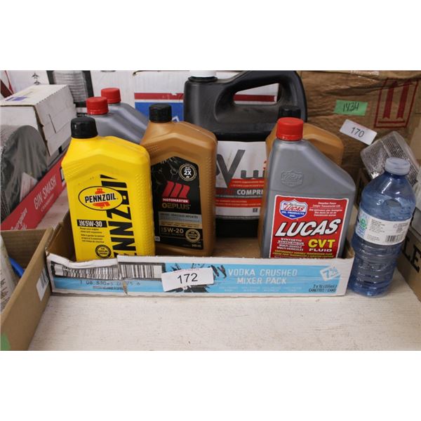 Assorted oil products
