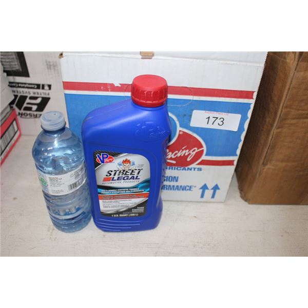 Case of vpracing street legal transmission fluid