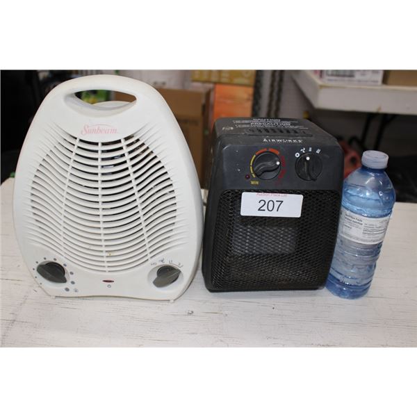 2 space heaters
