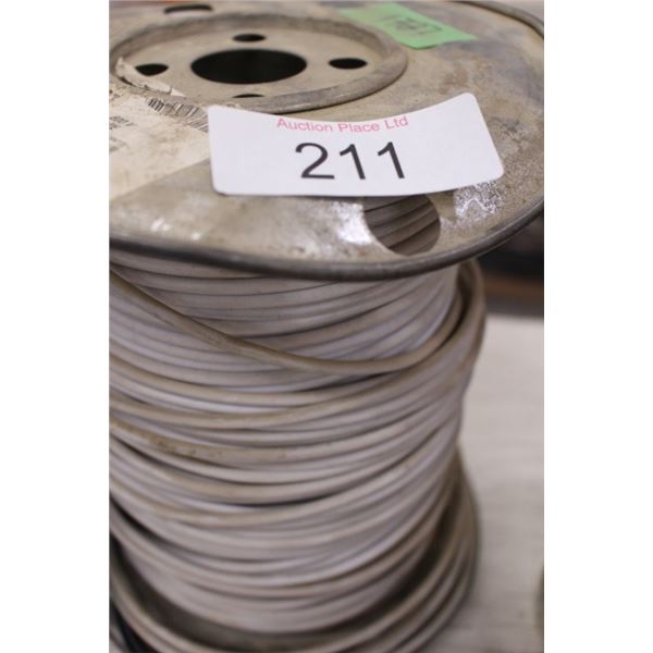 Roll of white wire