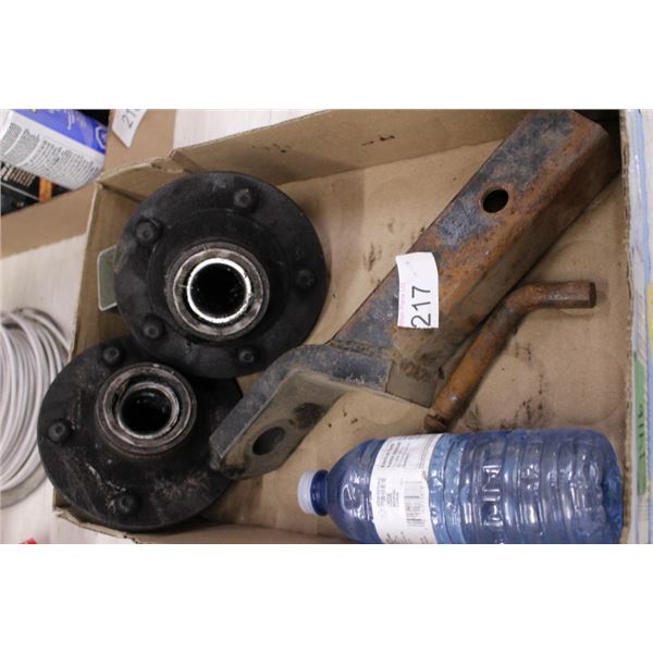 Trailer hitch, wheel bearings