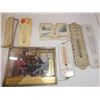 Image 2 : Collection of vintage thermometers,