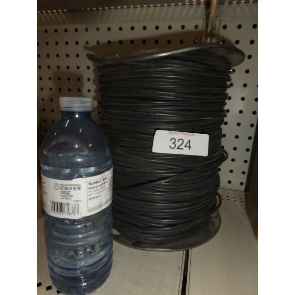 Roll of 10ga black wire