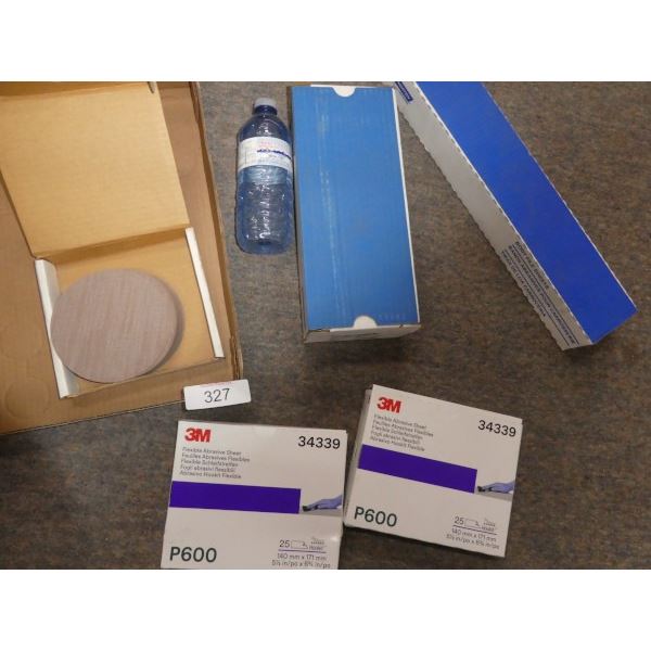 3m 600 flexible sanding pads, 1500 grit
