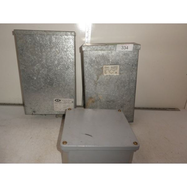 3 junction boxes