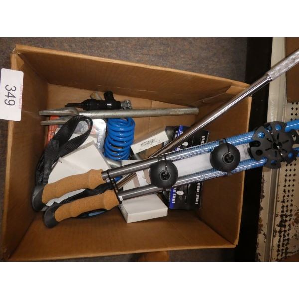 Ski-poles, breaker bar, tie rod end tools,